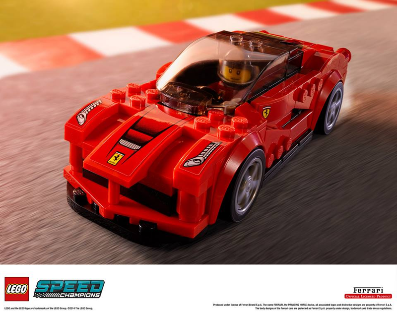 Illustration for article titled These images of the Lego Speed Champions make me giddy